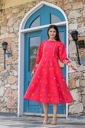 Sakhiyaan Heart Dress