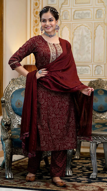 Gulab Jaamun Muslin Set Of Three