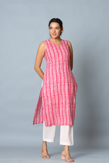 Pink Zigzag Set Of Two
