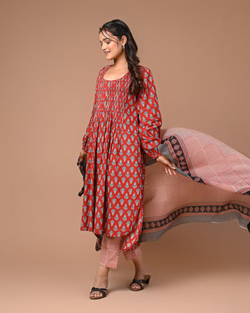 Aatish Motif Three Piece Set