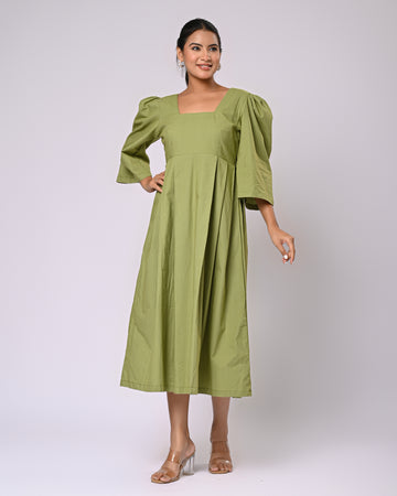 Meadow Muse Olive Dress