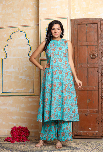 Rama Green Halter Neck Set Of Two