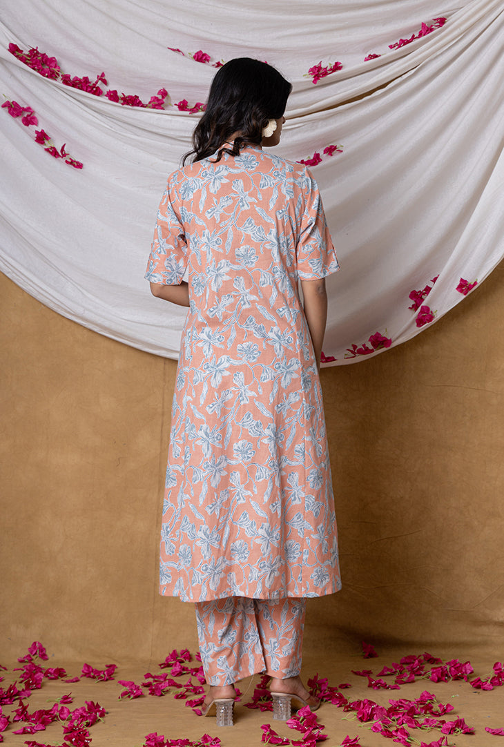 Peach Daisy Co-Ord