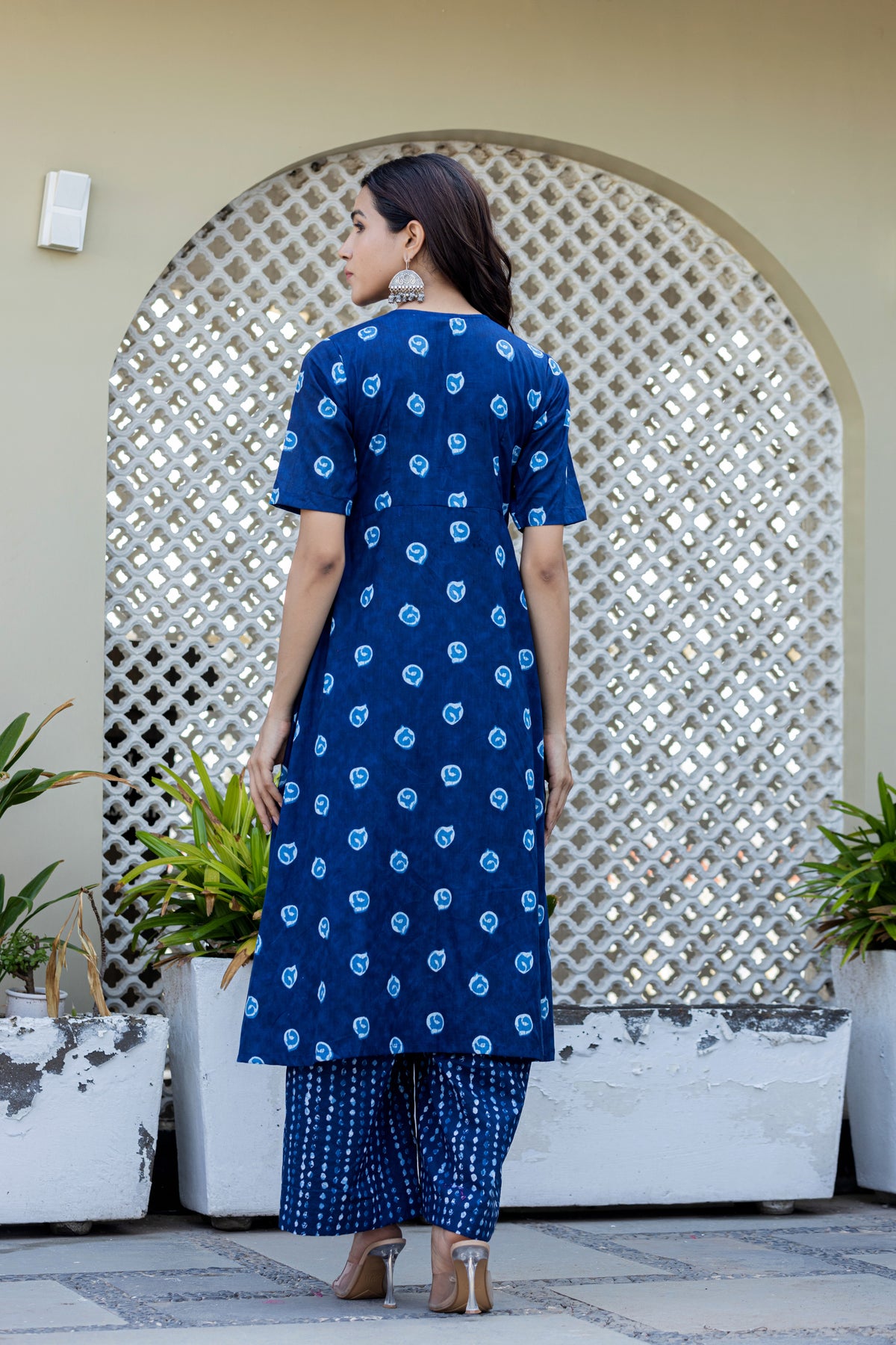 Blue Topaz Wrap Dress