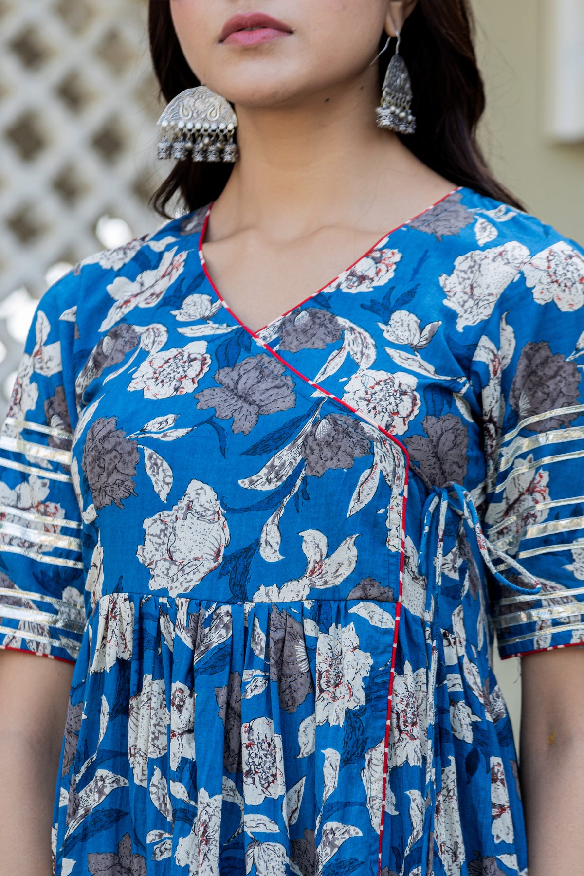 Neelam Anarkali Set With Dupatta