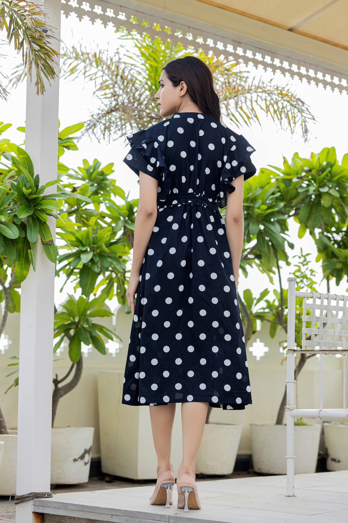 Sakhiyaan Polka Dress
