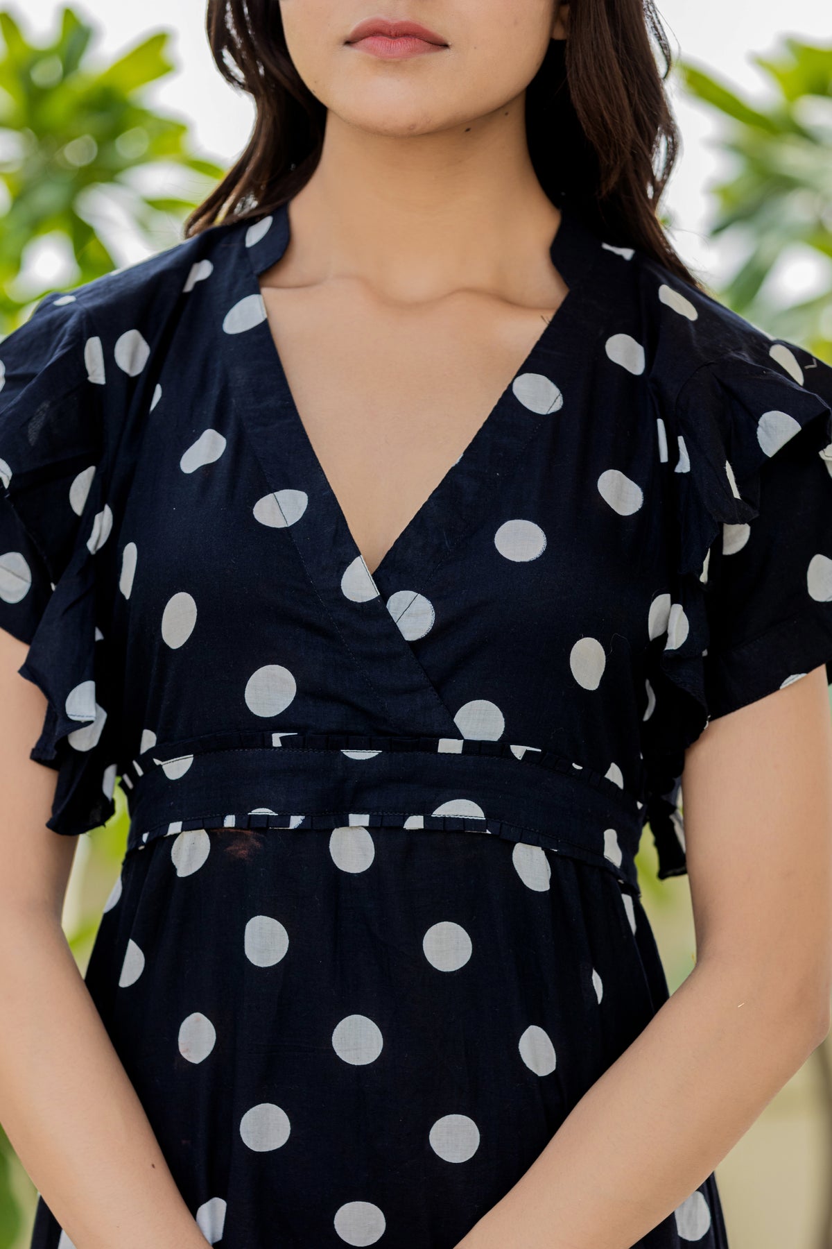 Sakhiyaan Polka Dress
