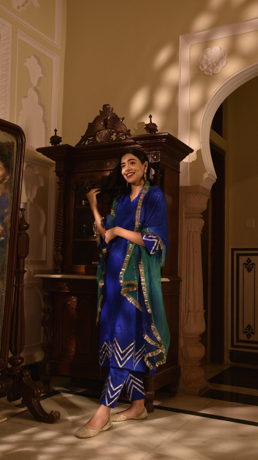 Neelambari Cotton Silk Set