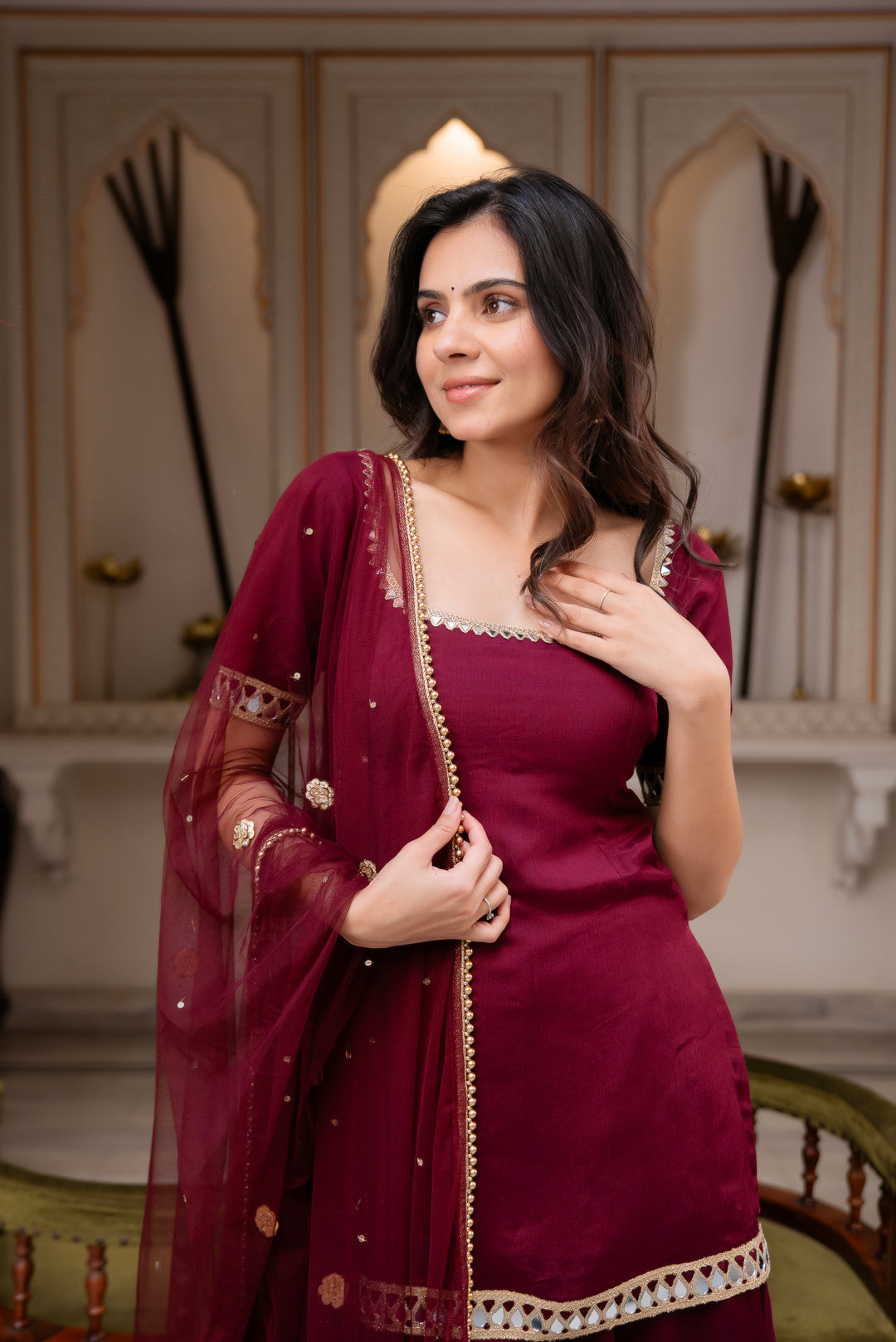 Anarī Rang Sharara Set