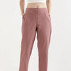 Women's Linen Straight Pant - Dusty Rose