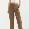 Women's Linen Straight Pant - Mocha