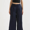 English Blue Viscose Palazzo Pants