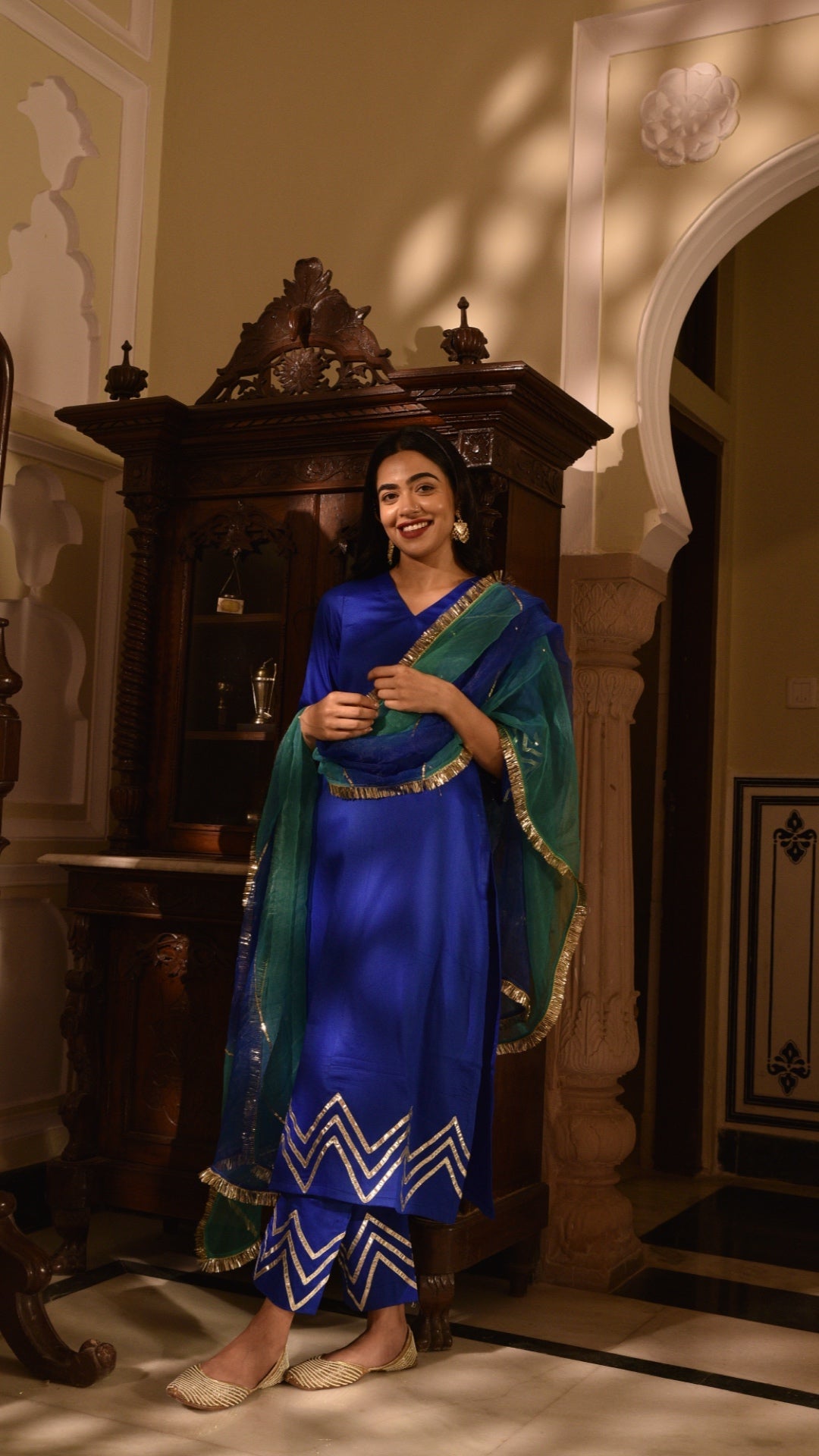 Neelambari Cotton Silk Set
