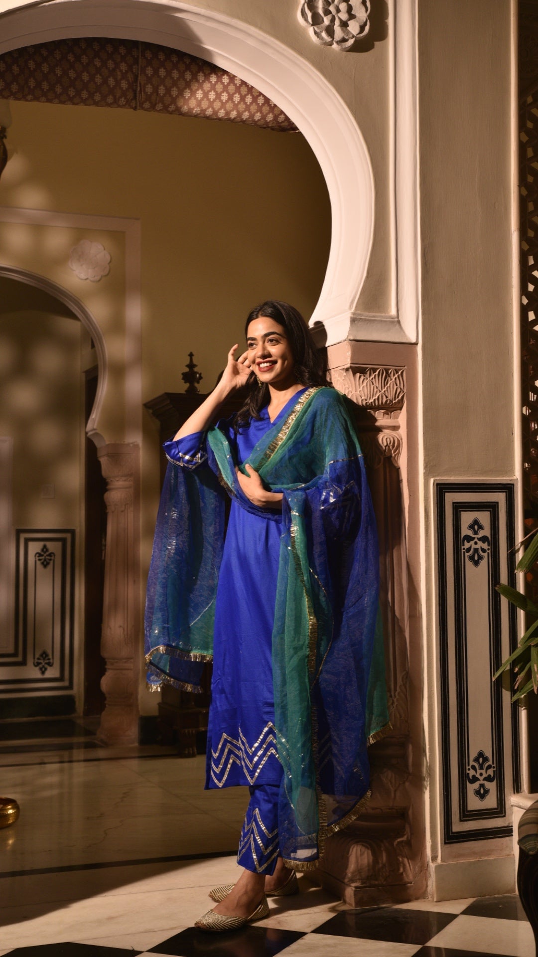 Neelambari Cotton Silk Set