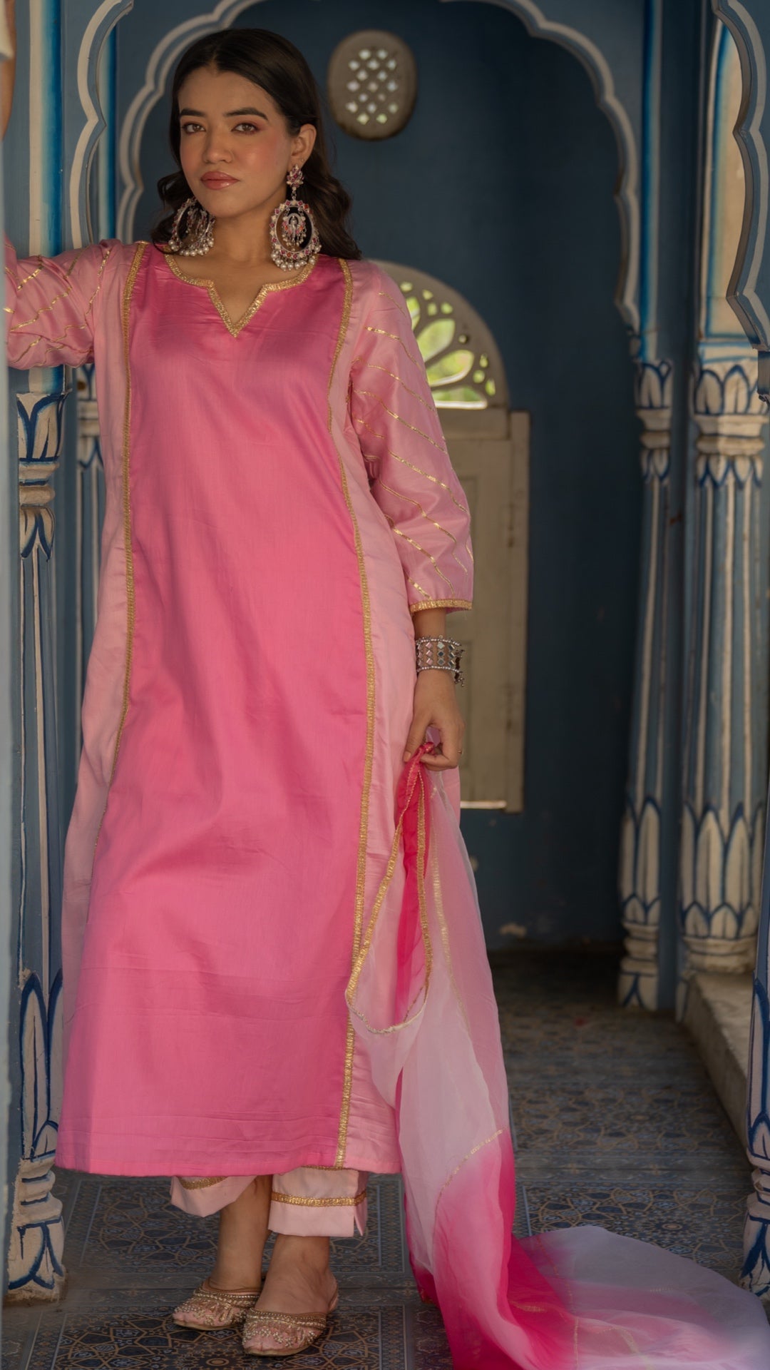 Pankhuri Cotton Silk Set