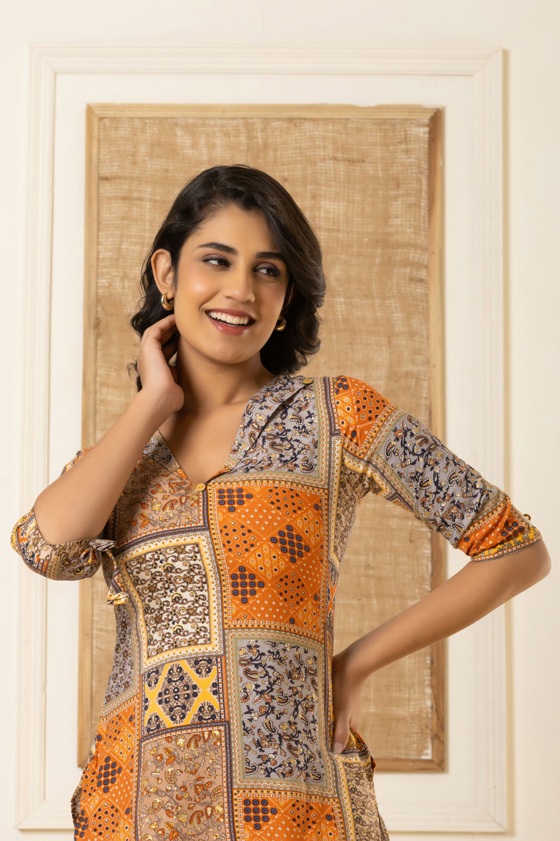 Orange Multi Co-Ord Set