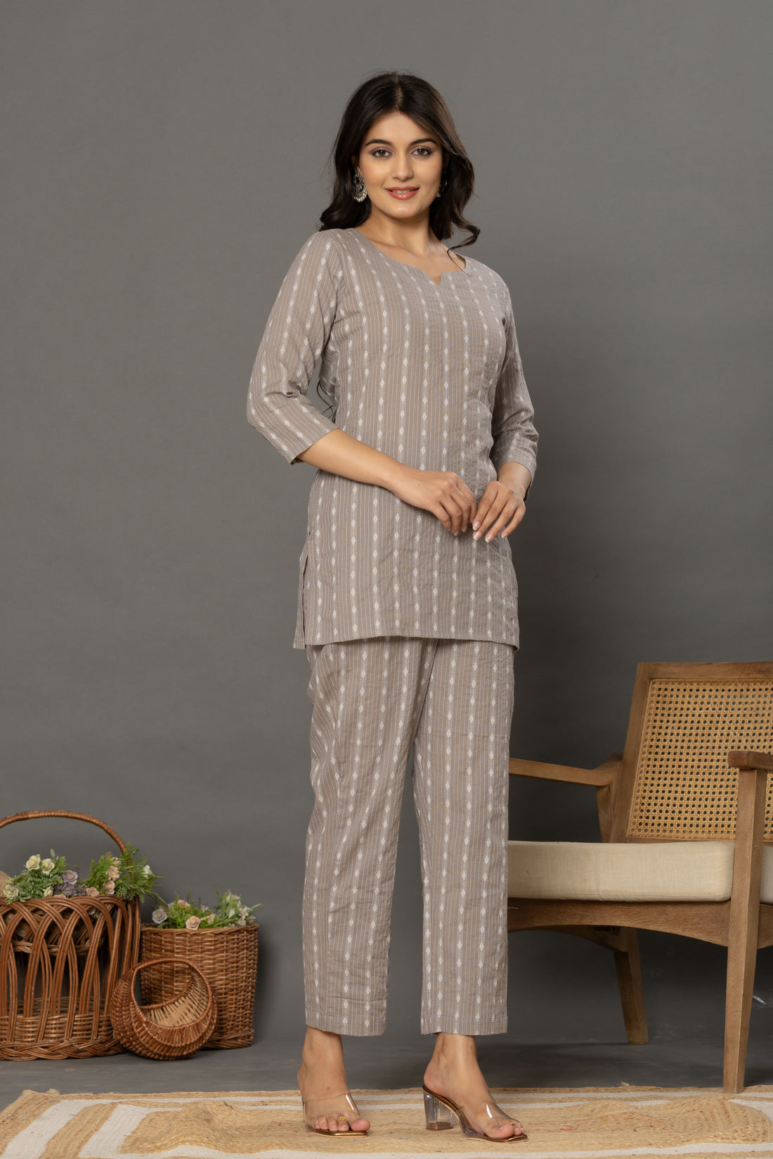 Grey Co-Ord Set