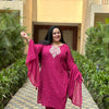 Gulal Rani Pink Cotton Set