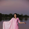 BABY PINK ANGRAKHA STYLE SET OF THREE