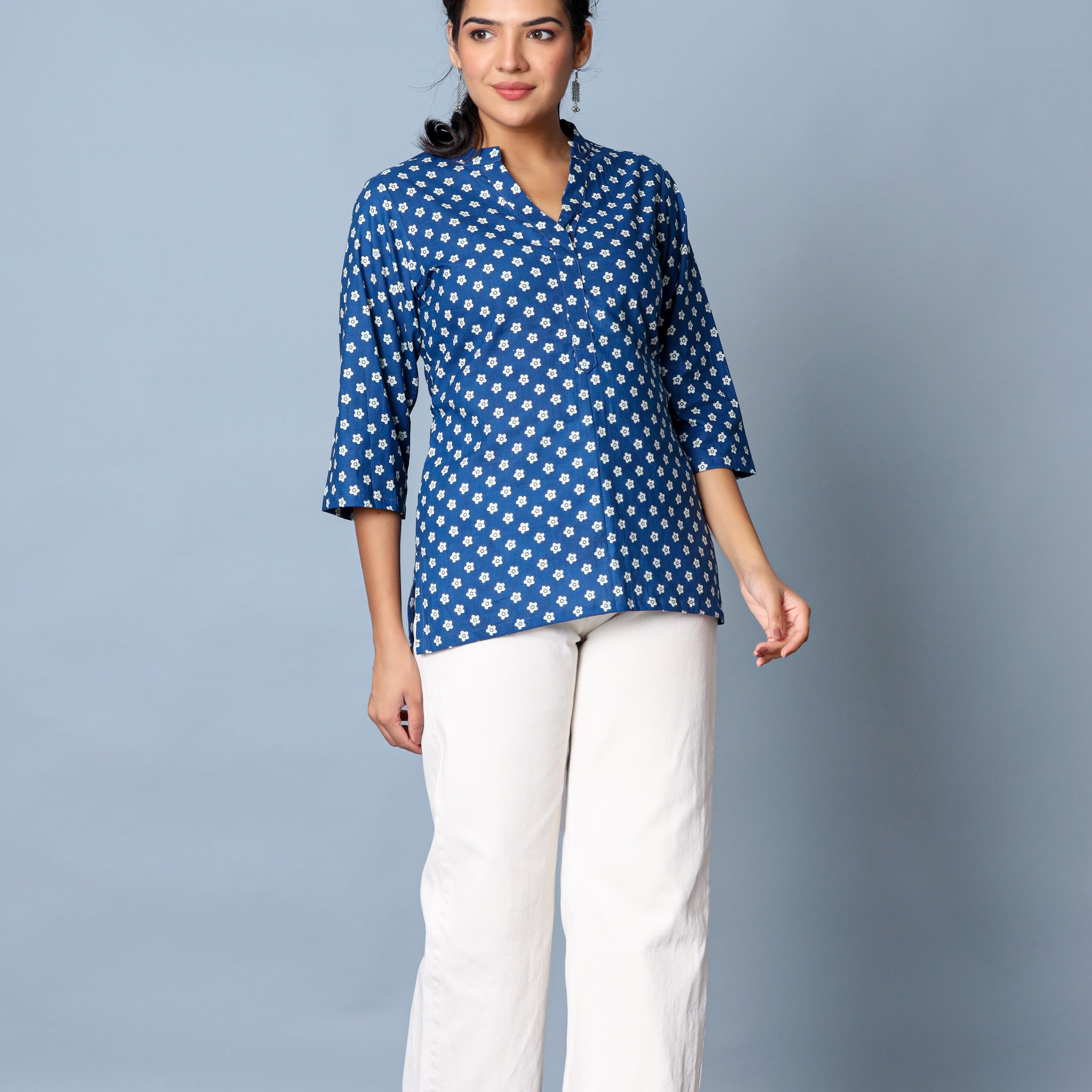 Beige Short Kurta