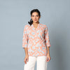 Peach Short Kurta