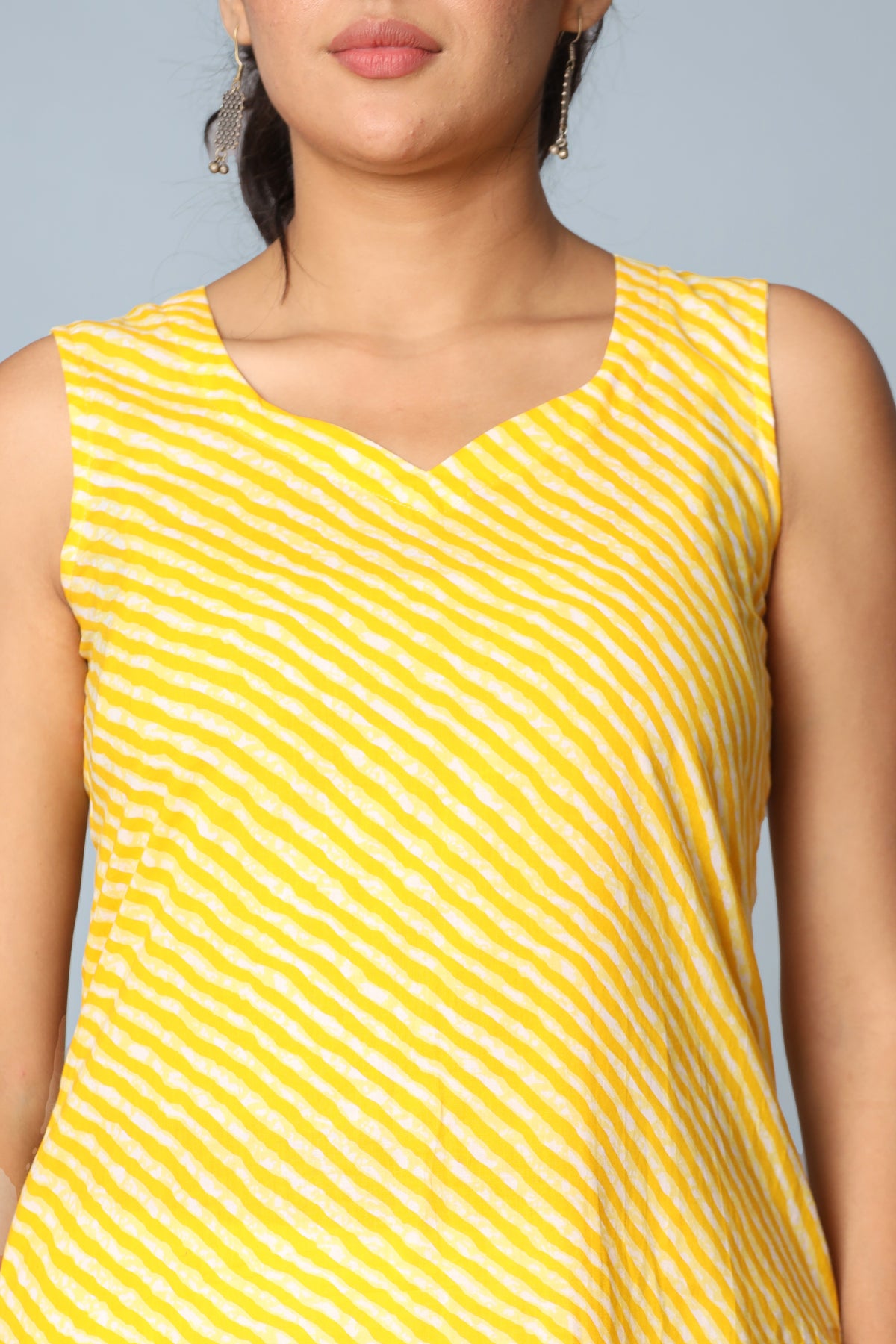 Yellow Laheriya Set  Of Two