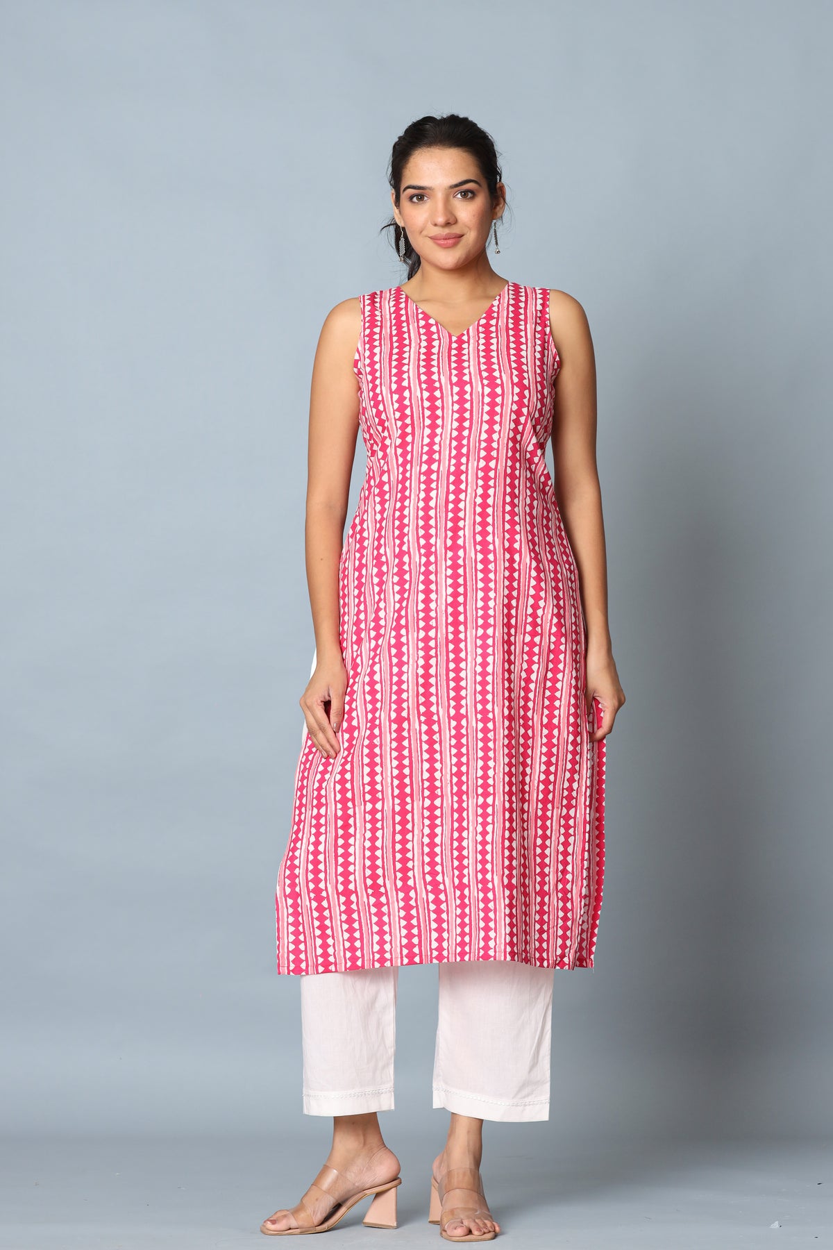 Pink Zigzag Set Of Two
