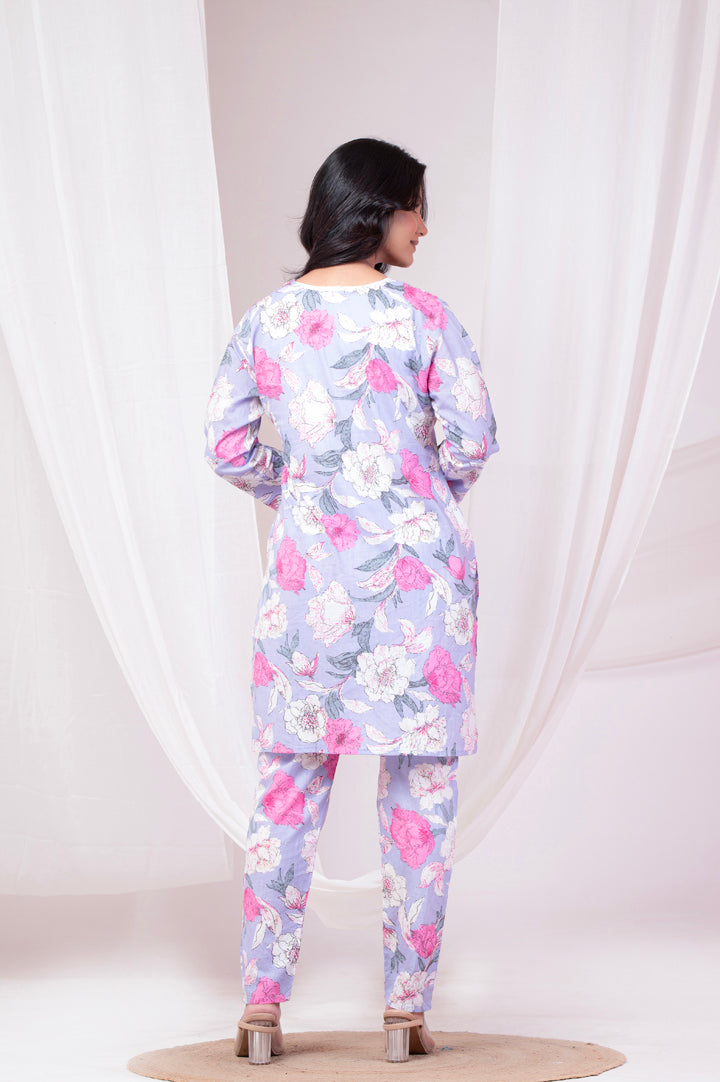 Lilac Bouquet Co-Ord Set