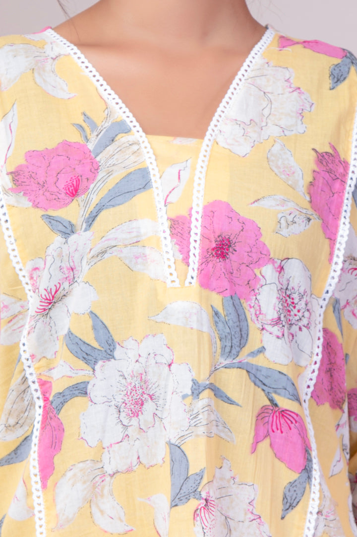 Soft Yellow Bouquet Co-Ord Set