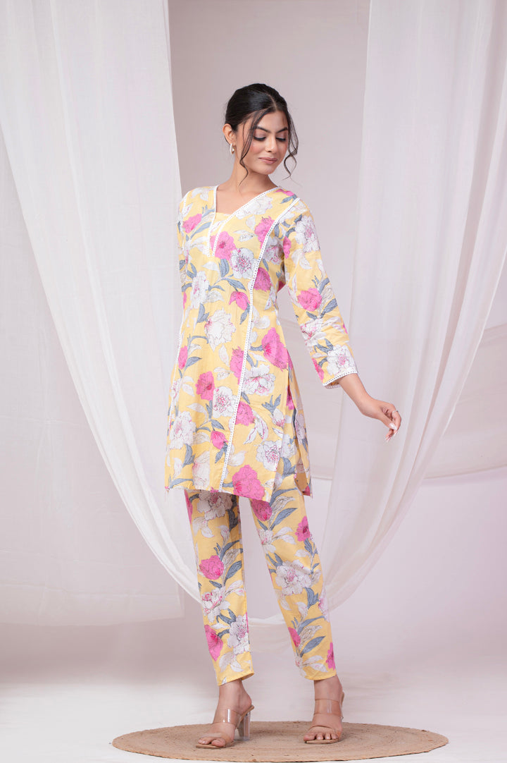 Soft Yellow Bouquet Co-Ord Set