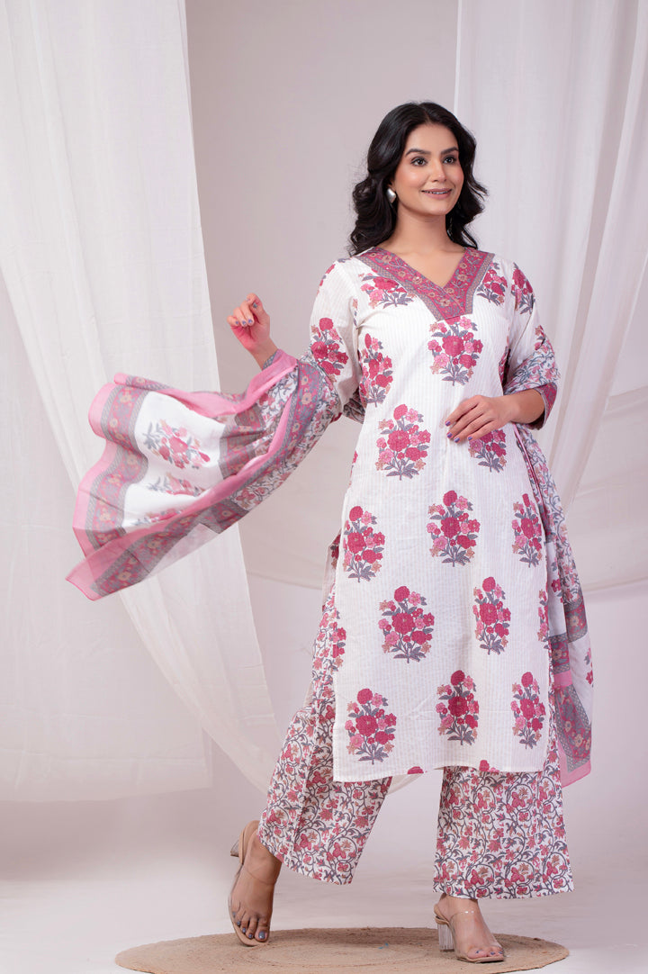 Simran Block Print Set Of Three