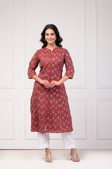Mulberry Katha Kurta