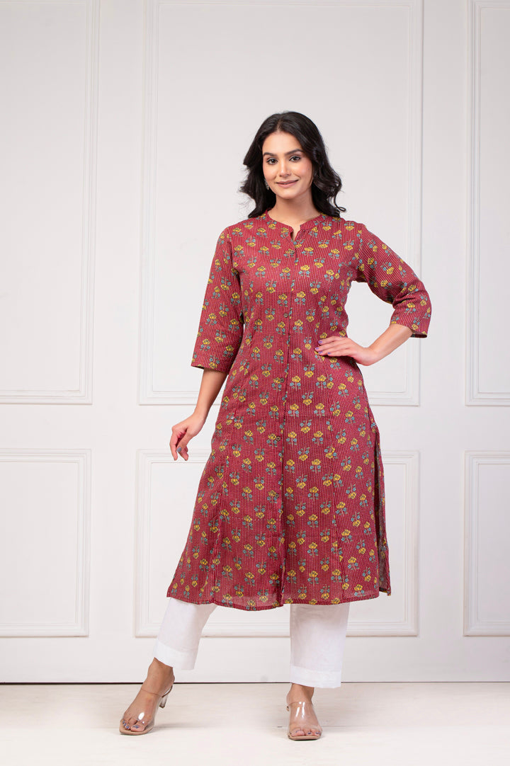 Mulberry Katha Kurta