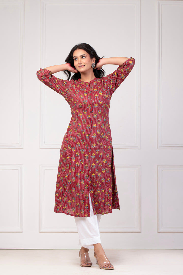 Mulberry Katha Kurta