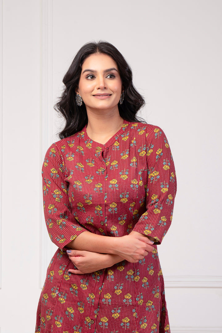 Mulberry Katha Kurta