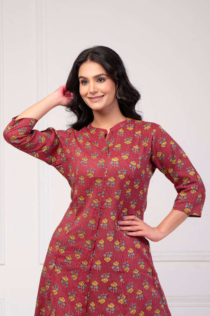 Mulberry Katha Kurta