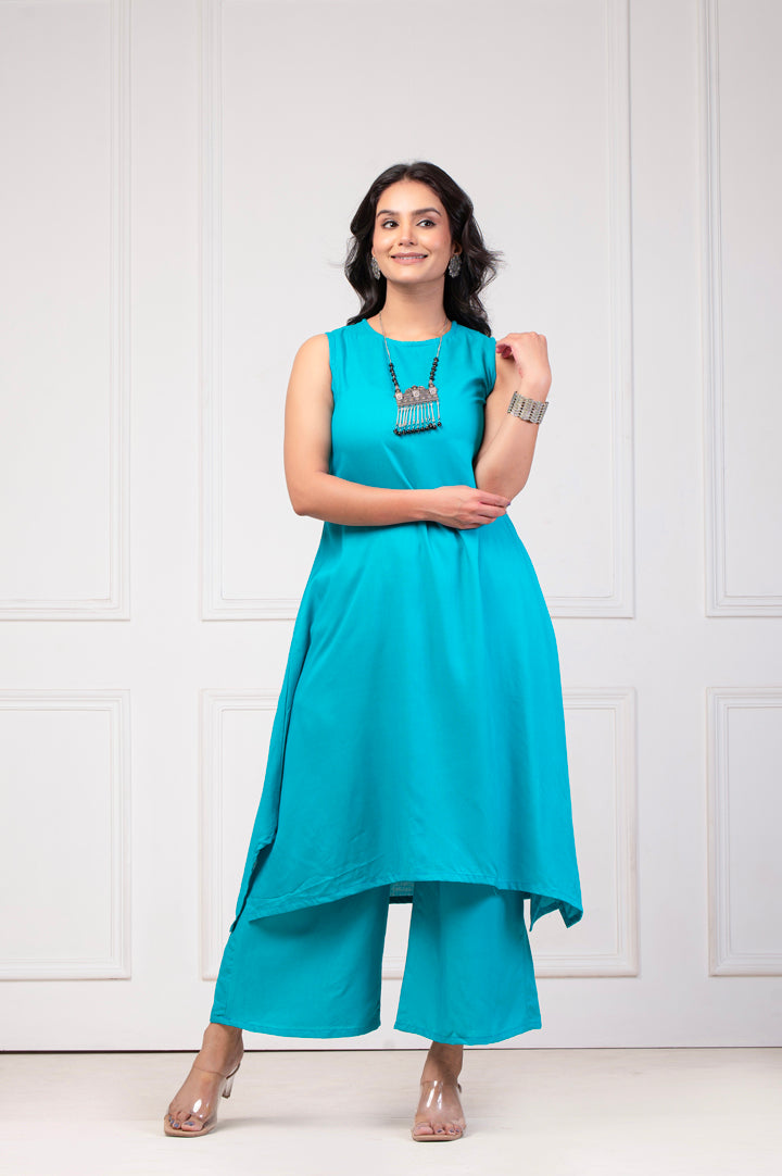 Peacock Bloom Co-Ord Set