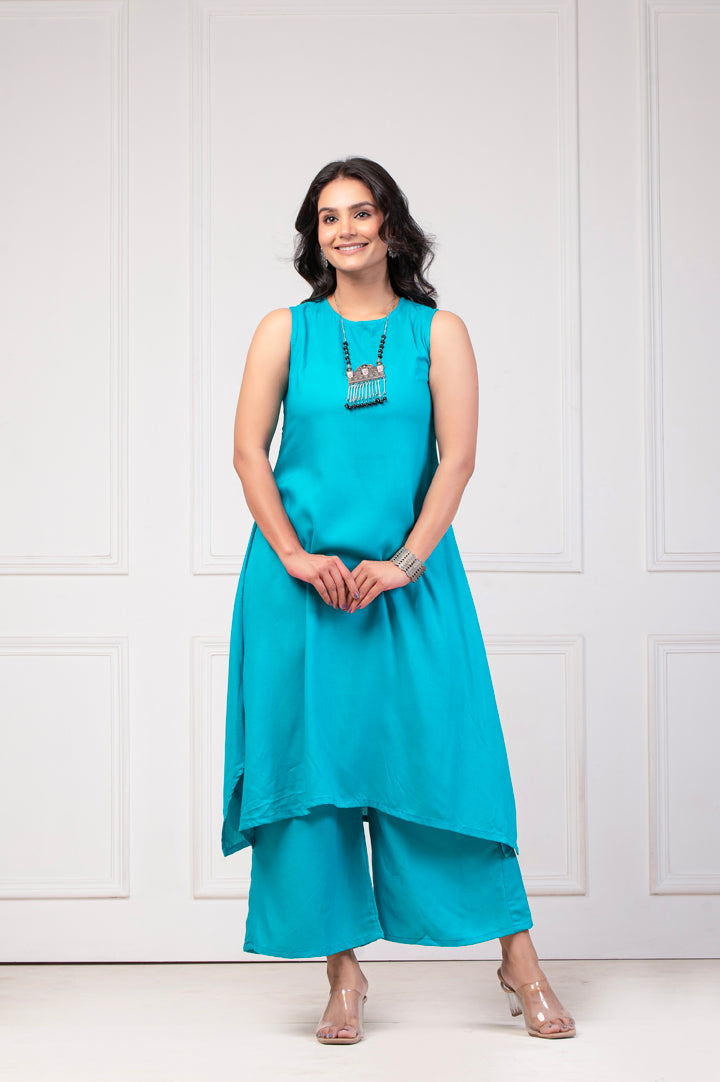 Peacock Bloom Co-Ord Set