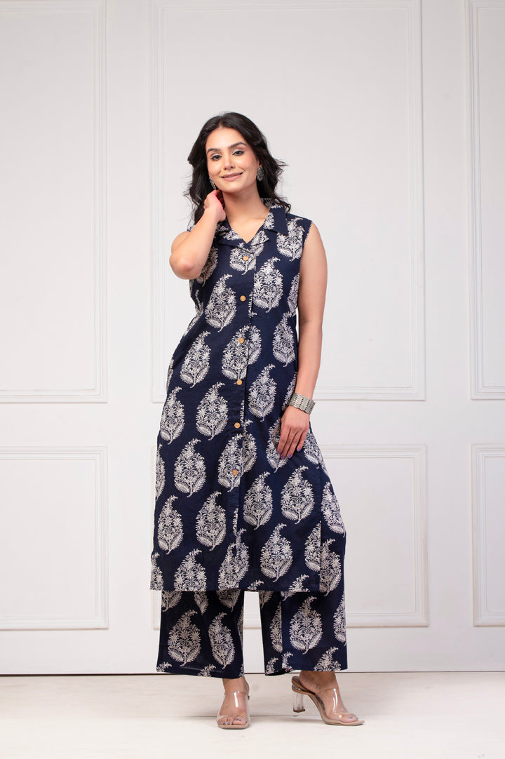 Neelam Motif Co-Ord Set