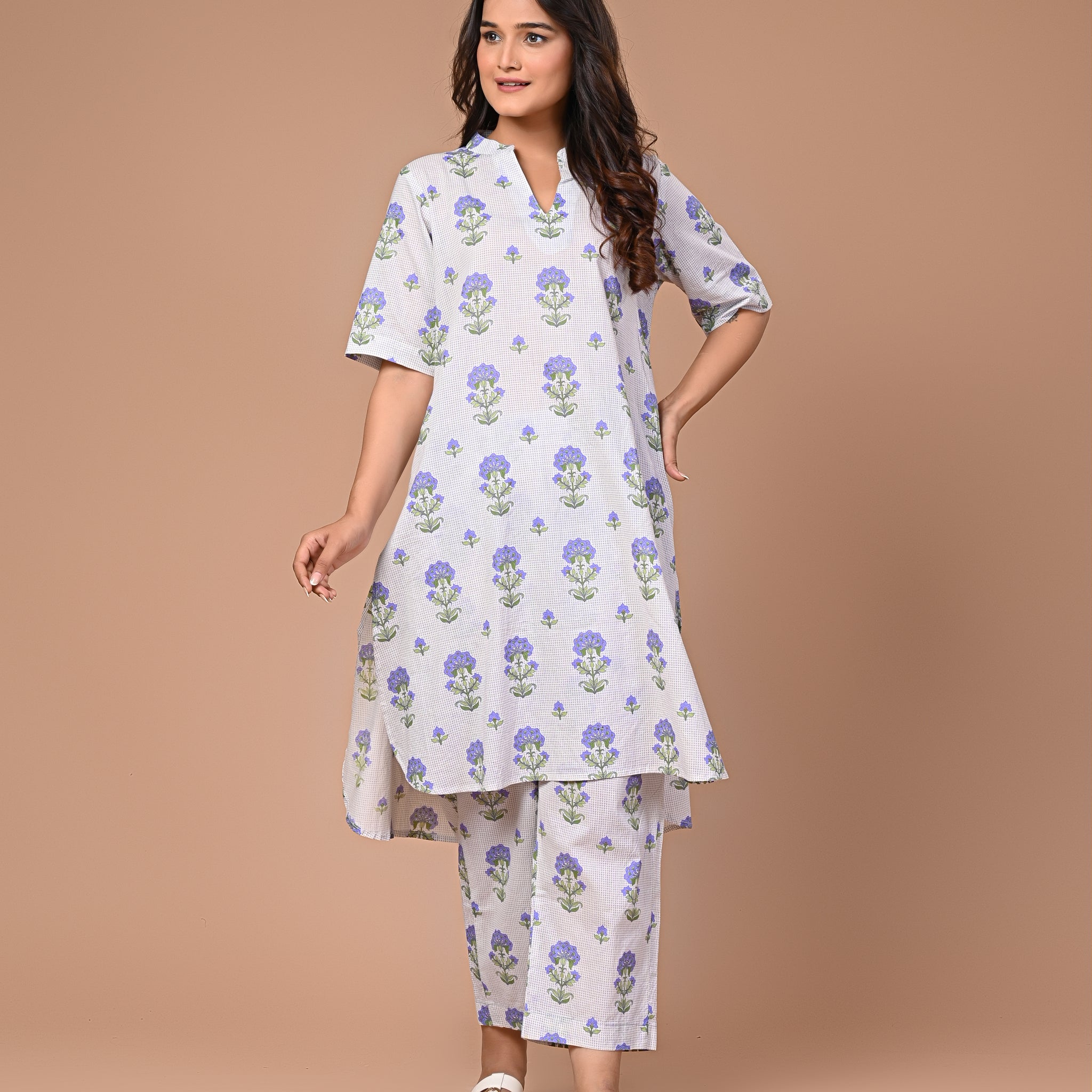 Aqua Meadow Co~Ord Set