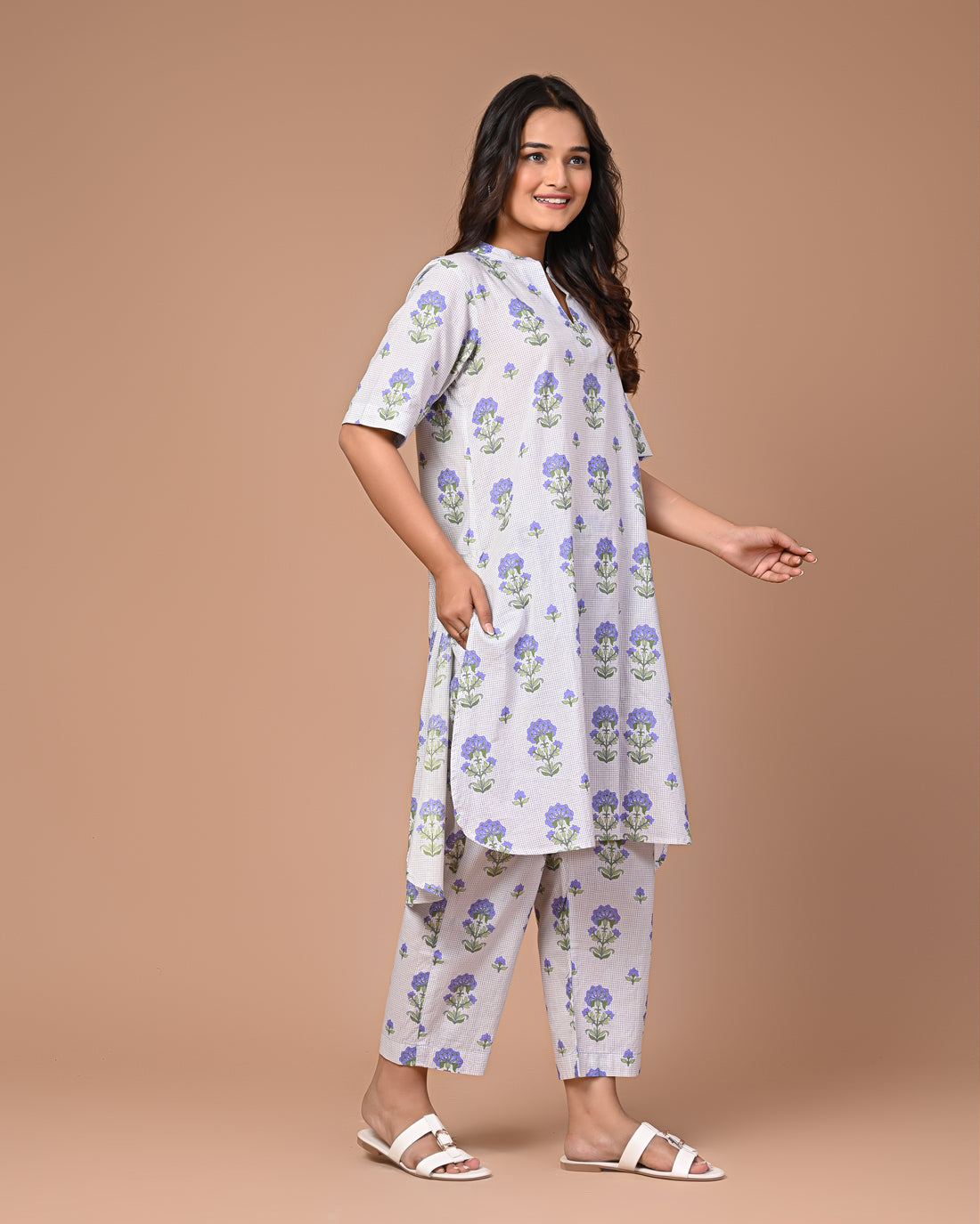 Aqua Meadow Co~Ord Set