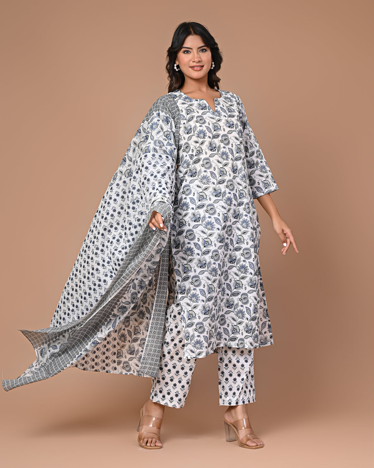Kaaju Straight Kurta Set