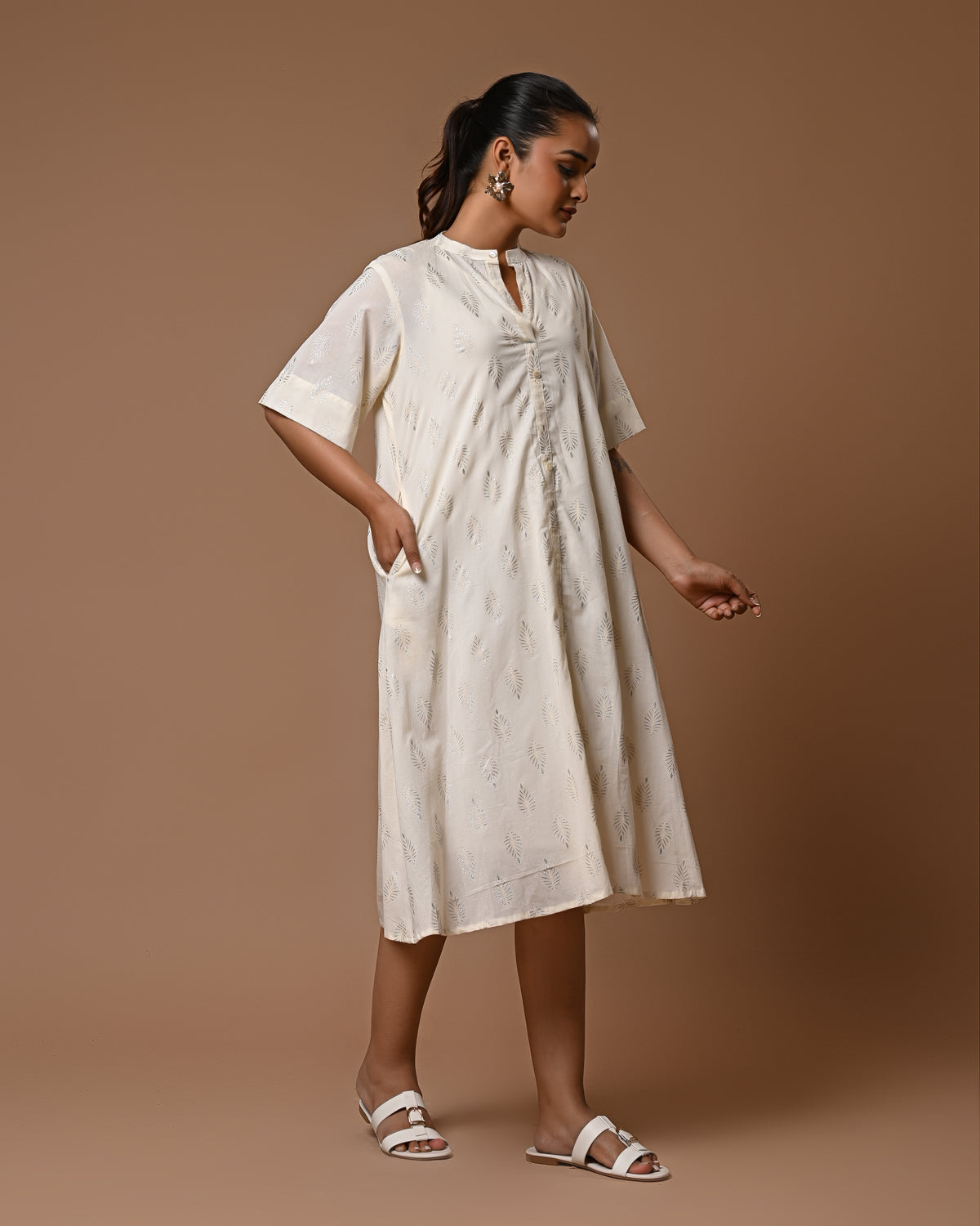 Moonlit Drape Dress