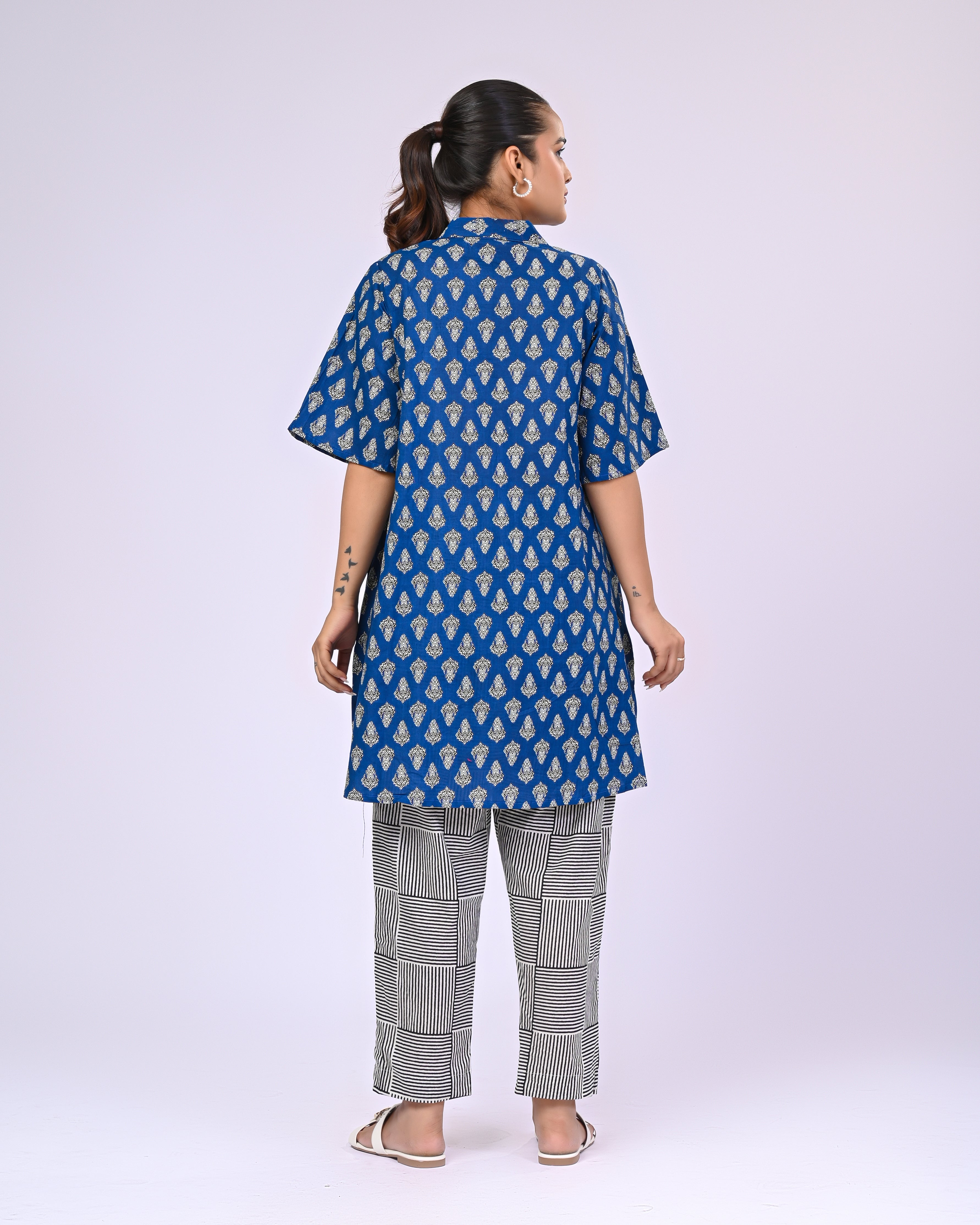 Siyahi Motif Co-Ord Set