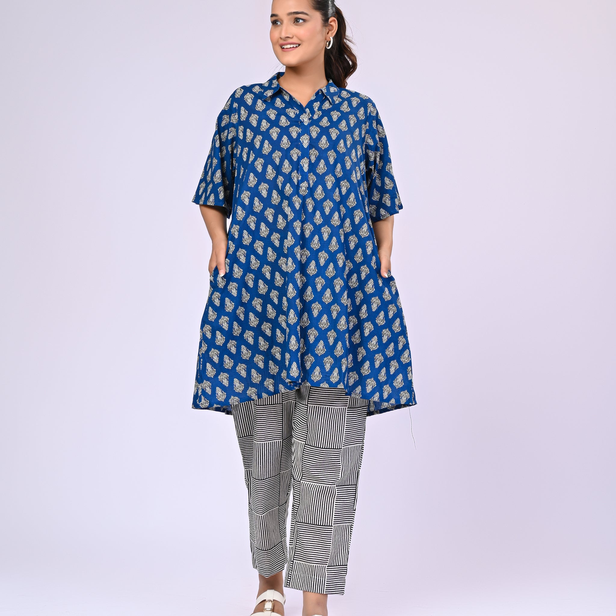 Siyahi Motif Co-Ord Set