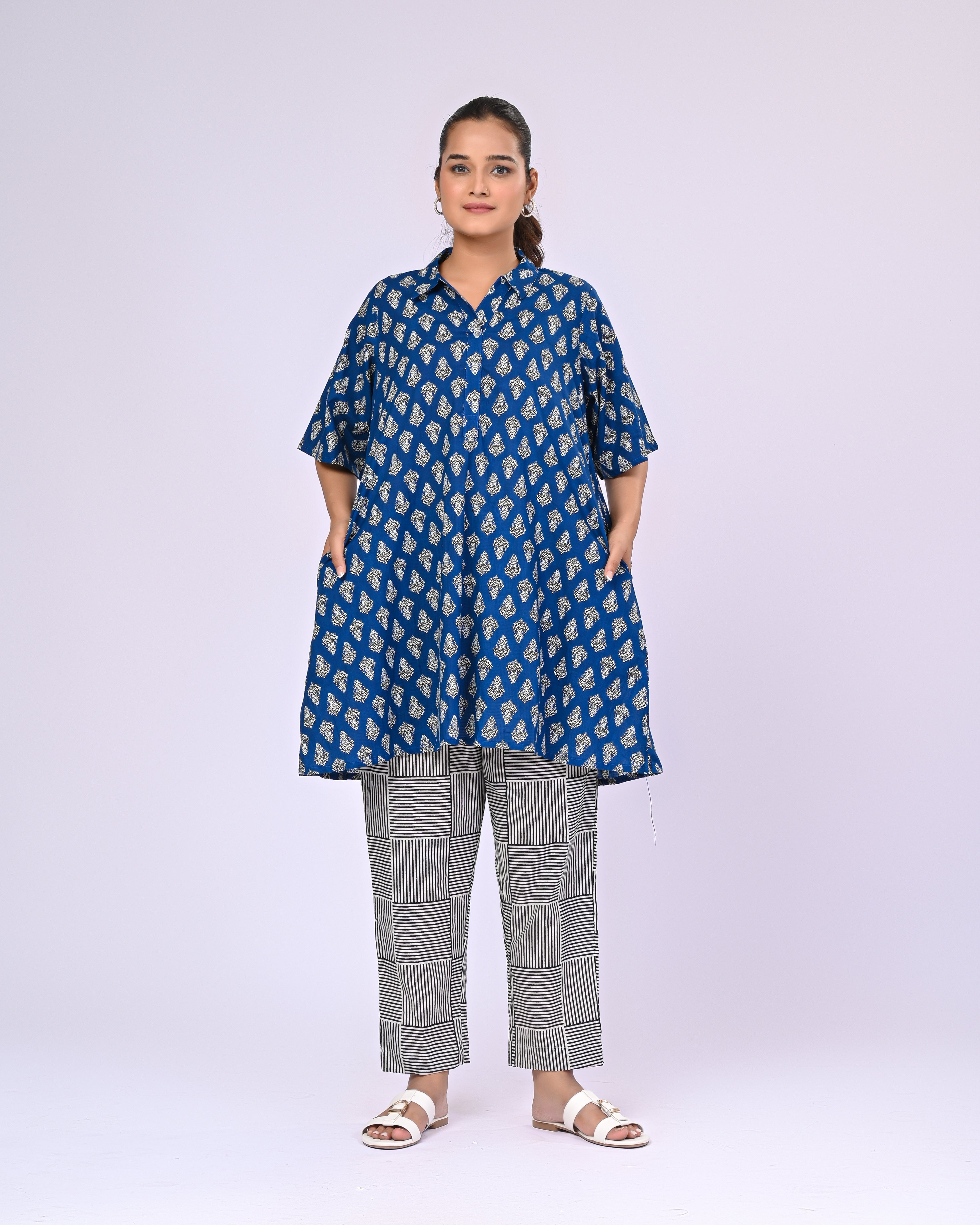 Siyahi Motif Co-Ord Set