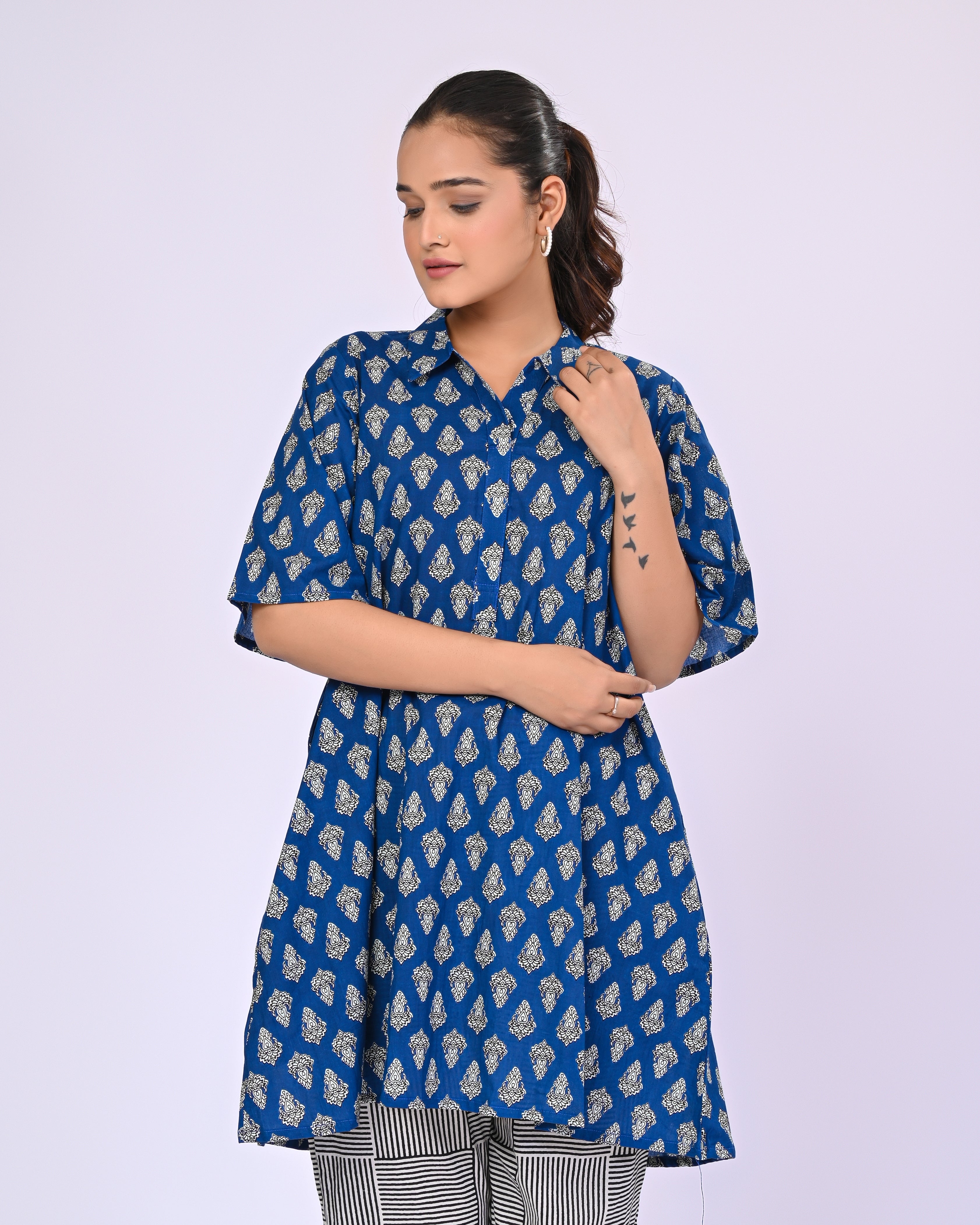 Siyahi Motif Co-Ord Set