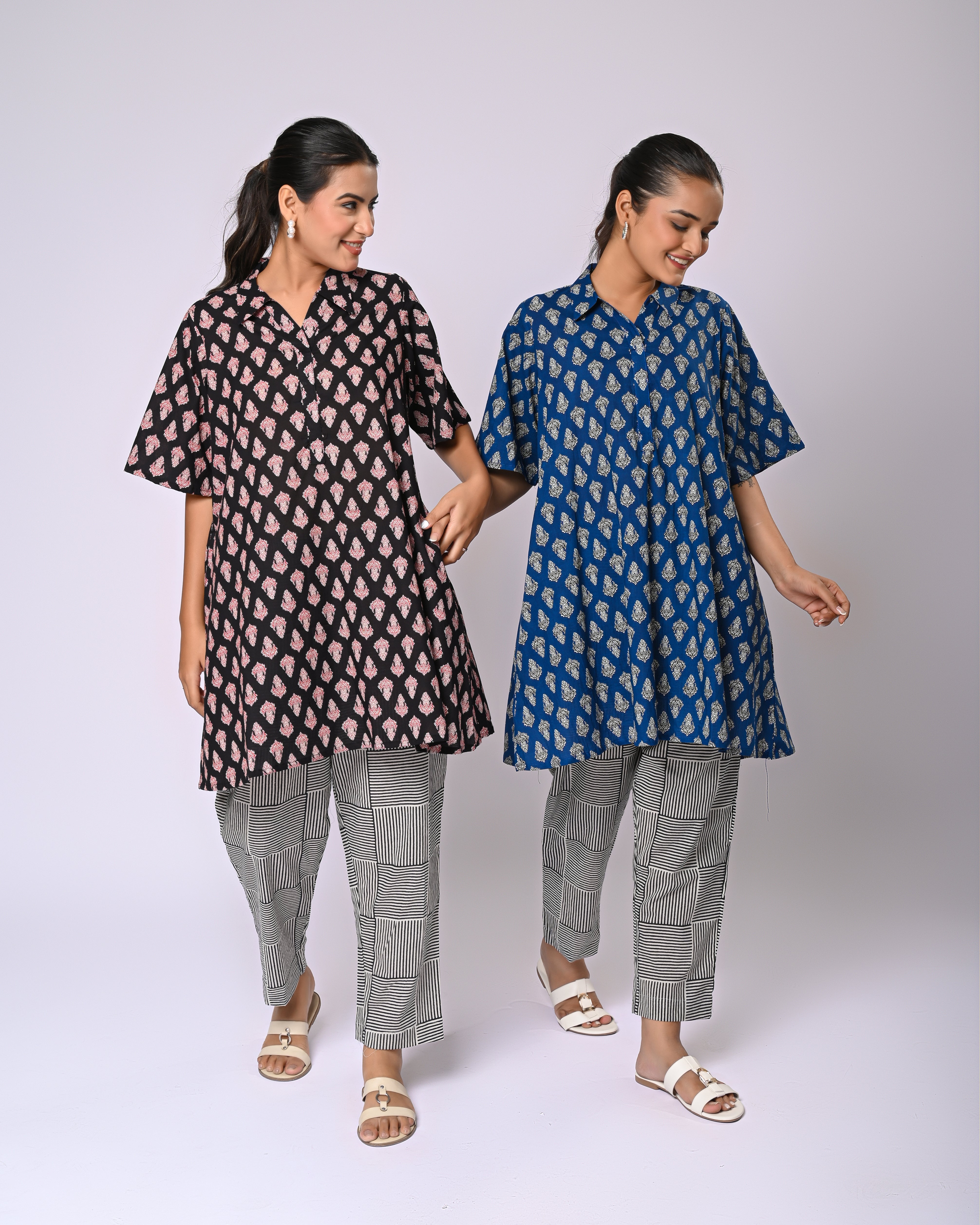 Siyahi Motif Co-Ord Set