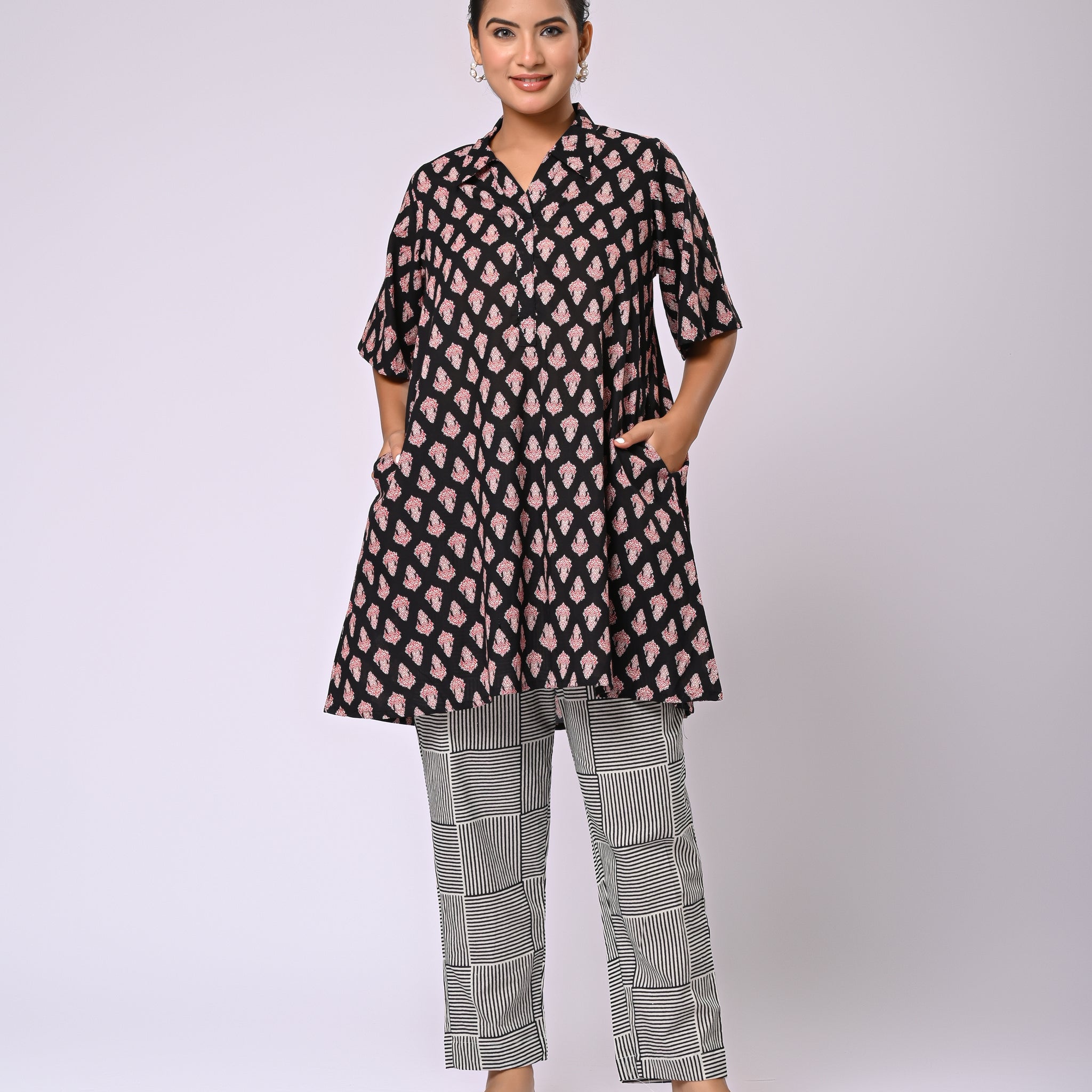 Firdaus Motif Co-Ord Set