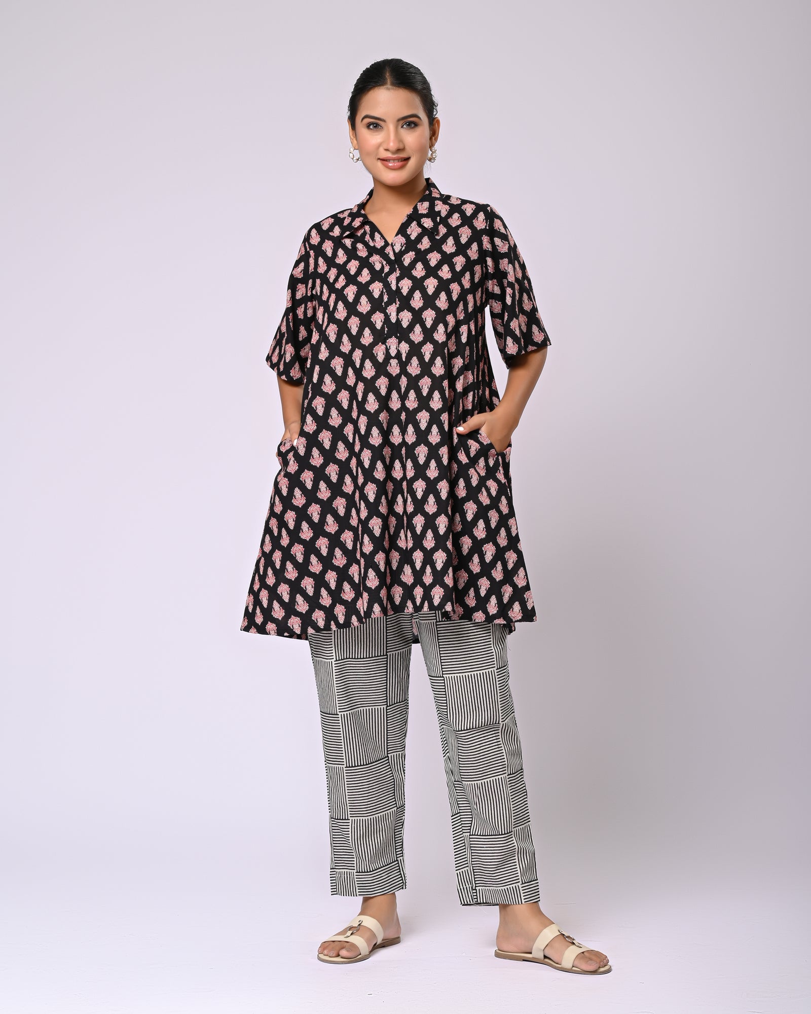 Firdaus Motif Co-Ord Set